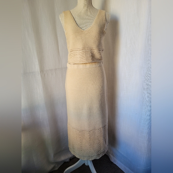 House of Harlow 1960 crochet two piece set size M - Picture 2 of 14